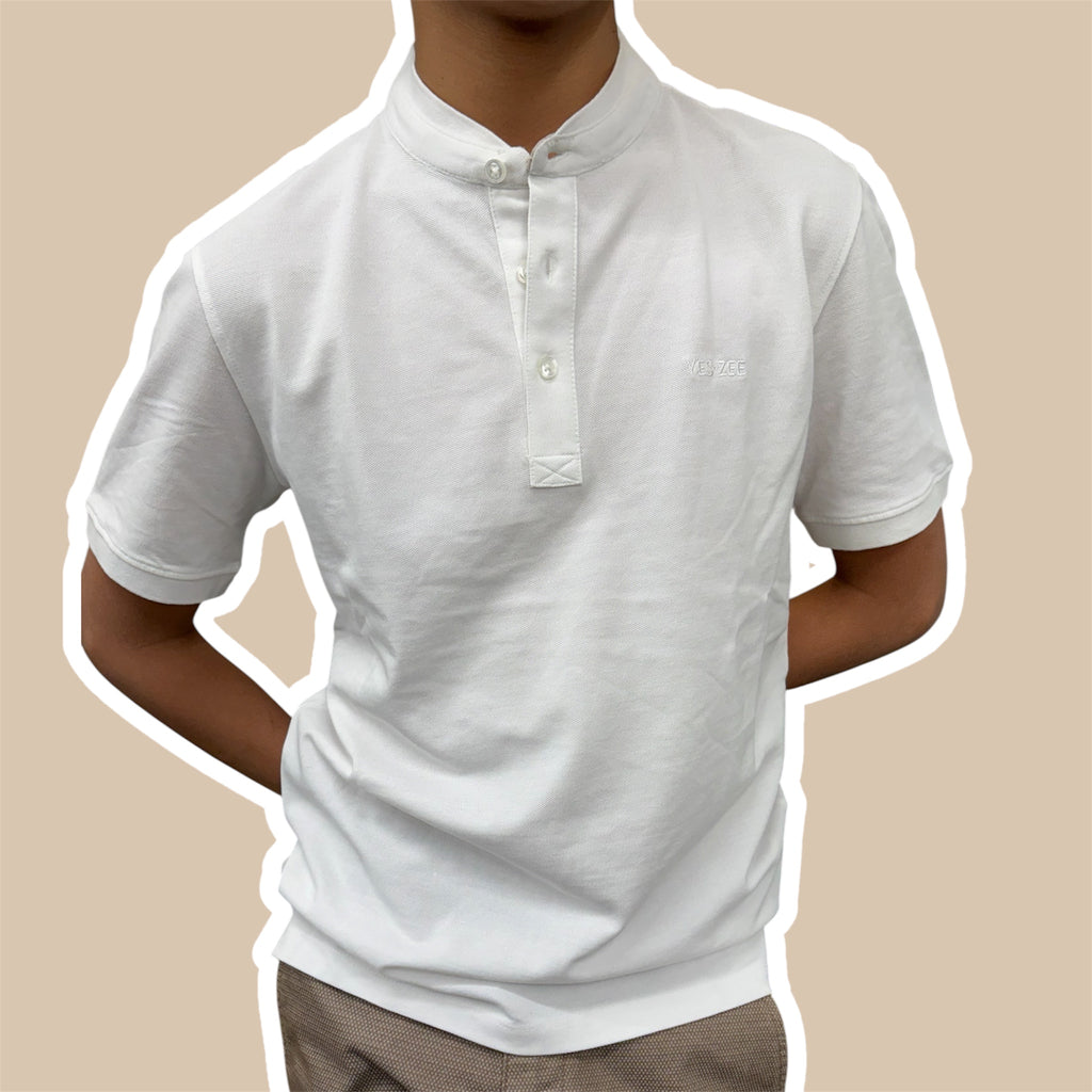 T-shirt uomo collo a serafino yes zee