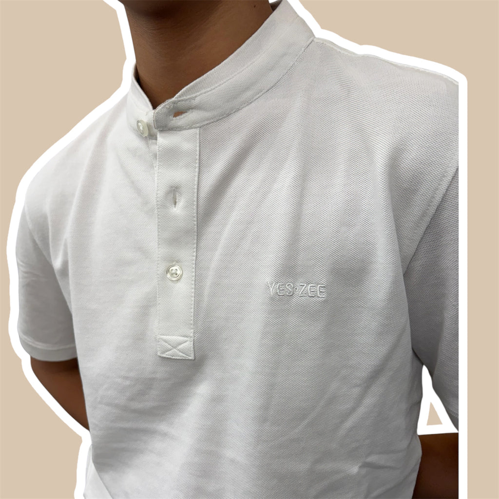 T-shirt uomo collo a serafino yes zee