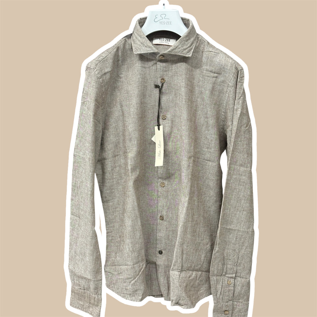 Camicia uomo misto lino t.u. YES ZEE