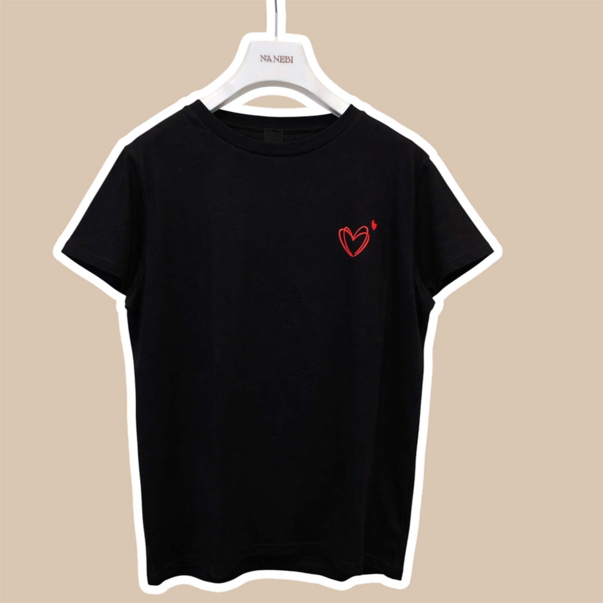 T-shirt donna cuore NANEBI