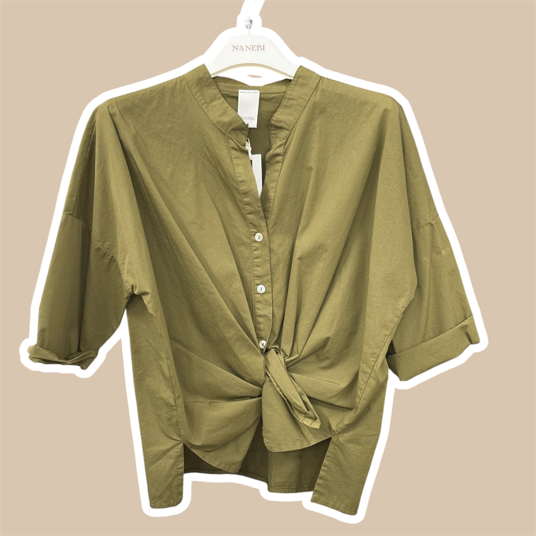Camicia donna manica arrot. NANEBI