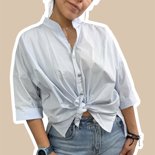 Camicia donna manica arrot. NANEBI